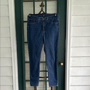 J. Crew High-Rise Skinny Jeans in Indigo size 31